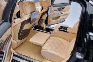 Mercedes Maybach S600 W222 V12 Biturbo Obsidian Nero Almost Real 1:18 820115 Pressofusione — immagine 9 di 11