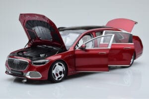 Mercedes Maybach S600 W222 V12 Biturbo Patagonia Rosso Almost Real 1:18 820119 Pressofusione — immagine 2 di 10