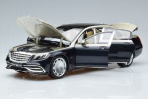 Mercedes Maybach S650 X222 Blu Argento Norev 1:18 B66960615 Pressofusione — immagine 2 di 7