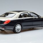 Mercedes Maybach S650 X222 Blu Argento Norev 1:18 B66960615 Pressofusione - image 3 of 7