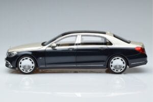 Mercedes Maybach S650 X222 Blu Argento Norev 1:18 B66960615 Pressofusione — immagine 4 di 7