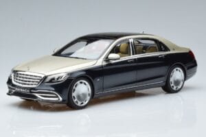 Mercedes Maybach S650 X222 Blu Argento Norev 1:18 B66960615 Pressofusione