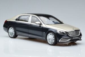 Mercedes Maybach S650 X222 Blu Argento Norev 1:18 B66960615 Pressofusione — immagine 5 di 7