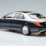 Mercedes Maybach S650 X222 Blu Argento Norev 1:18 B66960615 Pressofusione - image 6 of 7