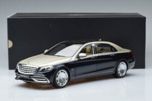 Mercedes Maybach S650 X222 Blu Argento Norev 1:18 B66960615 Pressofusione — immagine 7 di 7