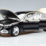 Mercedes Maybach S680 X223 Oro Nero Metallic Norev 1:18 183917 Pressofusione - image 2 of 7