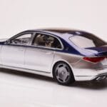 Mercedes Maybach S680 W223 Nautical Blu Cirrus Argento Almost Real 1:18 - image 7 of 8