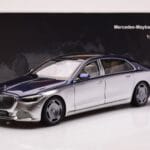 Mercedes Maybach S680 W223 Nautical Blu Cirrus Argento Almost Real 1:18 - image 8 of 8