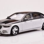 Mercedes Maybach S680 W223 Obsidian Nero Diamond Bianco Almost Real 1:18