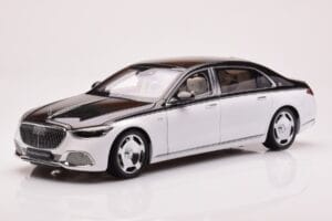 Mercedes Maybach S680 W223 Obsidian Nero Diamond Bianco Almost Real 1:18 820121