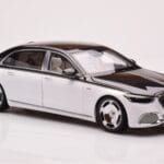 Mercedes Maybach S680 W223 Obsidian Nero Diamond Bianco Almost Real 1:18 - image 5 of 7