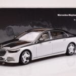 Mercedes Maybach S680 W223 Obsidian Nero Diamond Bianco Almost Real 1:18 - image 7 of 7