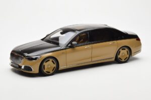 Mercedes Maybach S680 W223 Obsidian Nero Sand Almost Real 1:18 820124