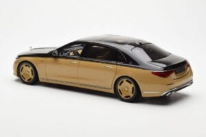 Mercedes Maybach S680 W223 Obsidian Nero Sand Almost Real 1:18 820124 Pressofusione — immagine 6 di 7