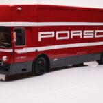 Mercedes O317 Porsche Transporter Rosso CMR 1:18