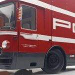 Mercedes O317 Porsche Transporter Rosso CMR 1:18 - image 7 of 12
