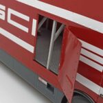 Mercedes O317 Porsche Transporter Rosso CMR 1:18 - image 10 of 12