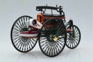 Mercedes Patent Motorwagen Verde Norev 1:18 183701 Pressofusione — immagine 2 di 6