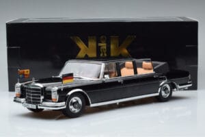 Mercedes 600 Pullman W100 Landaulet Queen Elizabeth II KK-Scale 1:18 KKDC181185 Pressofusione — immagine 6 di 6