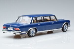 Mercedes S-Class 600 W100 LWB Pullman Blu Scuro MCG 1:18 MCG18189 Pressofusione — immagine 2 di 6