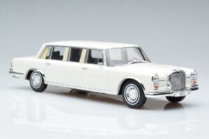 Mercedes S-Class 600 W100 LWB Pullman Bianco MCG 1:18 MCG18188 Pressofusione — immagine 4 di 6