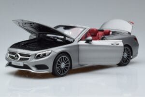 Mercedes S-Class A217 Cabriolet Grigio Norev 1:18 B66960355 Pressofusione — immagine 2 di 8