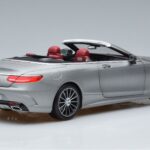 Mercedes S-Class A217 Cabriolet Grigio Norev 1:18 B66960355 Pressofusione - image 3 of 8