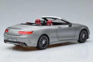 Mercedes S-Class A217 Cabriolet Grigio Norev 1:18 B66960355 Pressofusione — immagine 3 di 8