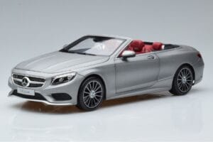 Mercedes S-Class A217 Cabriolet Grigio Norev 1:18 B66960355 Pressofusione