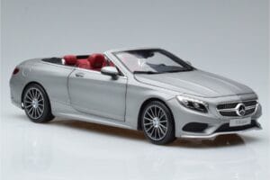 Mercedes S-Class A217 Cabriolet Grigio Norev 1:18 B66960355 Pressofusione — immagine 6 di 8