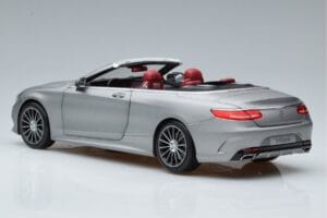 Mercedes S-Class A217 Cabriolet Grigio Norev 1:18 B66960355 Pressofusione — immagine 7 di 8