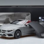 Mercedes S-Class A217 Cabriolet Grigio Norev 1:18 B66960355 Pressofusione - image 8 of 8