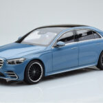 Mercedes S-Class W223 Vintage Blu Norev 1:18