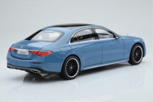 Mercedes S-Class W223 Vintage Blu Norev 1:18 B66960828 Pressofusione — immagine 3 di 7