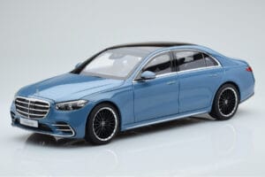 Mercedes S-Class W223 Vintage Blu Norev 1:18 B66960828