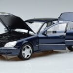 Mercedes S55 AMG W220 Blu Norev 1:18 183817 Pressofusione - image 2 of 7