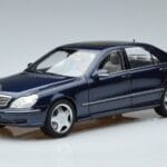 Mercedes S55 AMG W220 Blu Norev 1:18 183817 Pressofusione