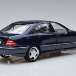Mercedes S55 AMG W220 Blu Norev 1:18 183817 Pressofusione - image 3 of 7