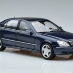 Mercedes S55 AMG W220 Blu Norev 1:18 183817 Pressofusione - image 5 of 7