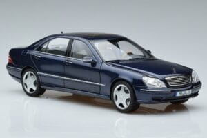 Mercedes S55 AMG W220 Blu Norev 1:18 183817 Pressofusione — immagine 5 di 7