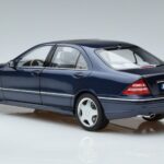 Mercedes S55 AMG W220 Blu Norev 1:18 183817 Pressofusione - image 6 of 7