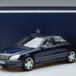 Mercedes S55 AMG W220 Blu Norev 1:18 183817 Pressofusione - image 7 of 7