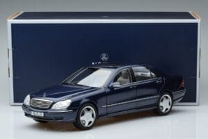 Mercedes S55 AMG W220 Blu Norev 1:18 183817 Pressofusione — immagine 7 di 7