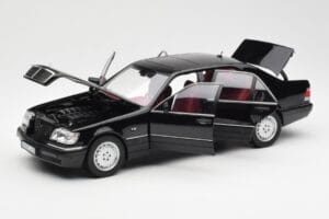 Mercedes S600 W140 Nero Norev 1:18 183722 Pressofusione — immagine 2 di 8