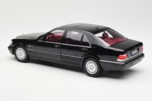 Mercedes S600 W140 Nero Norev 1:18 183722 Pressofusione — immagine 7 di 8