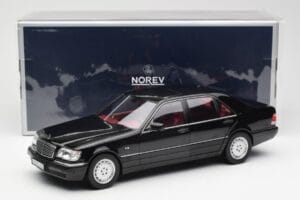 Mercedes S600 W140 Nero Norev 1:18 183722 Pressofusione — immagine 8 di 8