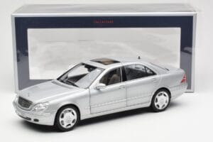 Mercedes S600 W220 Argento Metallizzato Norev 1:18 183810 Pressofusione — immagine 8 di 8