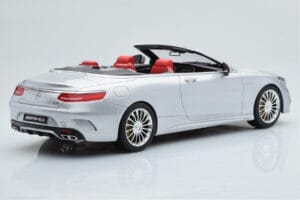 Mercedes AMG S65 A217 Cabriolet Argento GT Spirit 1:18 GT764 Resina — immagine 2 di 6