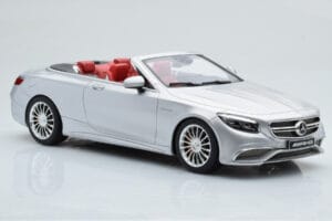 Mercedes AMG S65 A217 Cabriolet Argento GT Spirit 1:18 GT764 Resina — immagine 4 di 6