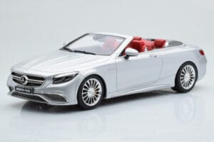 Mercedes AMG S65 A217 Cabriolet Argento GT Spirit 1:18 GT764